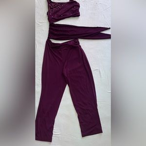 Dark Purple Contemporary Costume